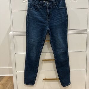 Madewell Dark Blue Skinny Jeans